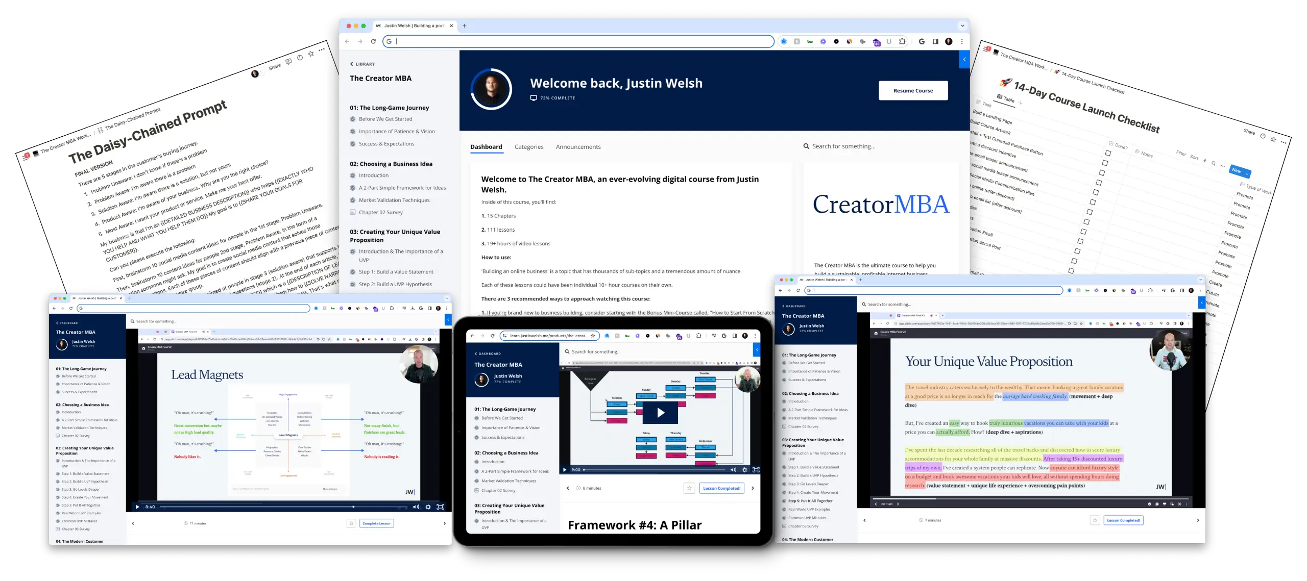 Justin Welsh – Creator MBA 2024