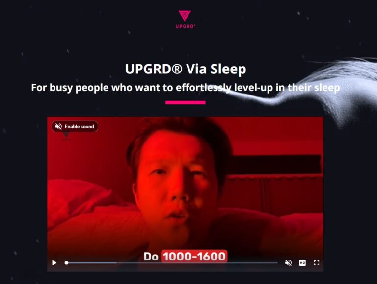 an image of UPGRD - Via Sleep course